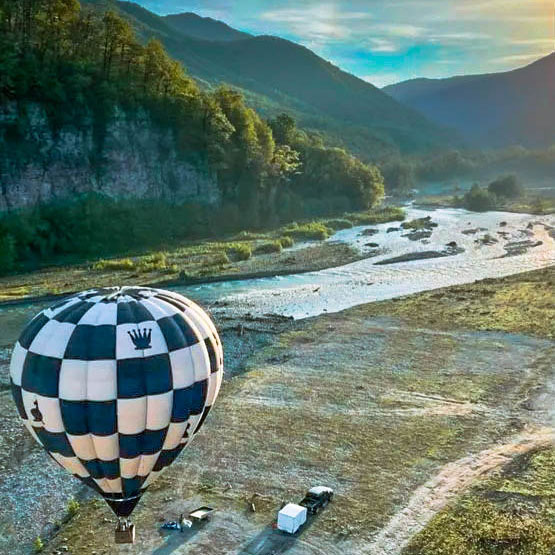 Полет на воздушном шаре в Сочи