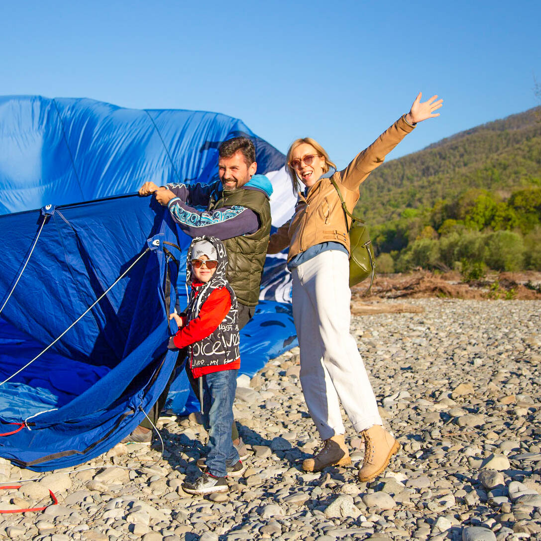 Полет на воздушном шаре в Сочи